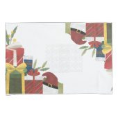 De moderne Ornamenten van Kerstmis Kussensloop (Voorkant-Rechts)