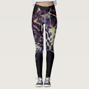 De Moderne Paars van Jaguar Leggings