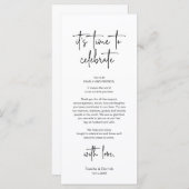 De moderne Plaatsende Binnenpartij Dank u Kaart (Voorkant / Achterkant)