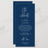 De moderne Plaatsende Binnenpartij Dank u Kaart (Voorkant / Achterkant)