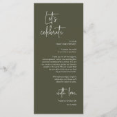 De moderne Plaatsende Binnenpartij Dank u Kaart (Voorkant)