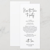 De moderne Plaatsende Binnenpartij Dank u Kaart (Voorkant / Achterkant)