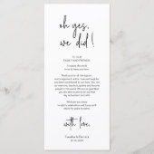 De moderne Plaatsende Binnenpartij Dank u Kaart (Voorkant)