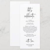 De moderne Plaatsende Binnenpartij Dank u Kaart (Voorkant / Achterkant)