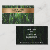 De moderne professionele werf Busin voor landschap Visitekaartje (Voorkant / Achterkant)