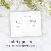 De moderne QR CODE bruiloft van de begroting spare Flyer