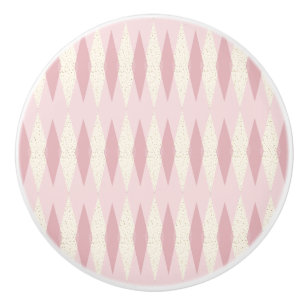 De Moderne Roze Ceramische Knop Argyle van het