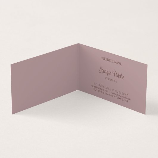 De Moderne Sjabloon van het Ontwerp van het Manusc Visitekaartjes (Binnen)