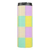 De moderne tijd, Retro Lady Holding Wine Thermosbeker (Achterkant)