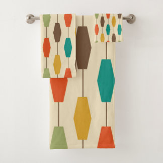 De moderne tijd uit de midden eeuw  bad handdoek