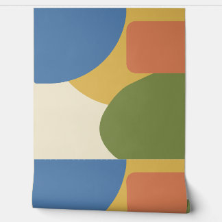 De moderne tijd uit de midden eeuw behang