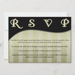 De moderne Uitnodiging van de Golf van het Ontwerp