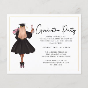 De Moderne Uitnodiging van de Partij van de Gradua Flyer