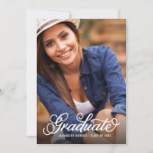 De moderne Uitnodiging van het Afstuderen van de B (Voorkant)