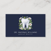 De moderne Waterverf QR Code van de tandarts Visitekaartje (Voorkant)