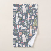 De moderne waterverf van de Nutkraker Bad Handdoek (Handdoek)