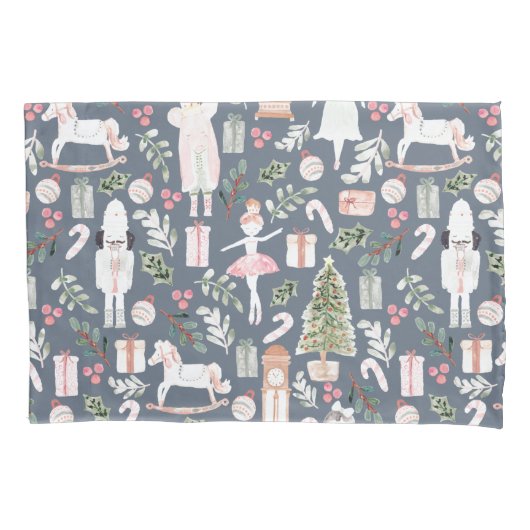 De moderne waterverf van de Nutkraker Kussensloop (Voorkant-Links)