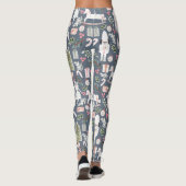 De moderne waterverf van de Nutkraker Leggings (Achterkant)