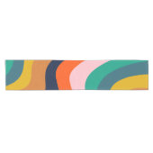 De moderne wervelachtergrond herstellen korte tafelloper (Horizontaal)