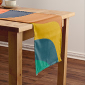 De moderne wervelachtergrond herstellen korte tafelloper (Voorbeeld)