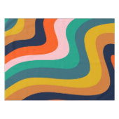 De moderne wervelachtergrond herstellen tafelkleed (Voorkant (Horizontaal))