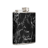 De moderne Zwarte Marmeren Naam van de Douane van Heupfles (Rechts)