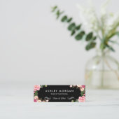 De modieuze BloemenKaart van de Naam van de Contactkaartje (Staand voorkant)