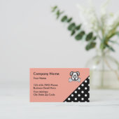 De modieuze Dienst van het Huisdier Visitekaartje (Staand voorkant)