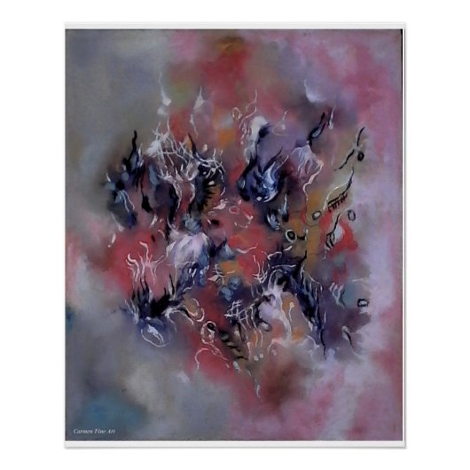 "De modulaire intensiteit". Glossy poster Perfect Poster (Voorkant)