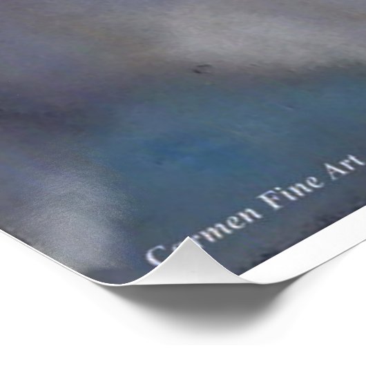 "De modulaire intensiteit". Glossy poster Perfect Poster (Hoek)