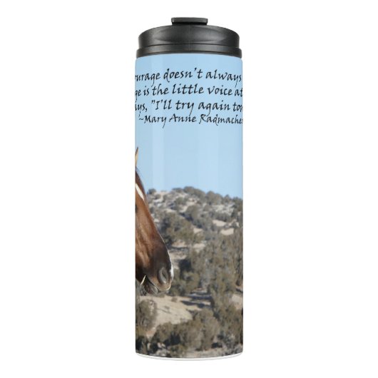 De moed gaat niet altijd rond thermosbeker (Voorkant)