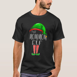 De moeder Elf Familie Matching Kerstmis Funn T-shirt