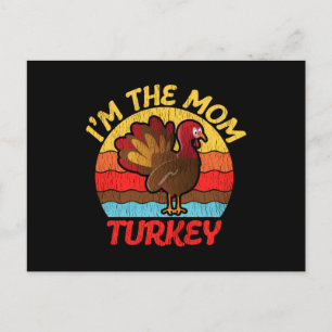 De Moeder Kalkoen Thanksgiving Oma Moeder Moeder Briefkaart