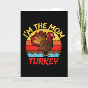 De Moeder Kalkoen Thanksgiving Oma Moeder Moeder Kaart