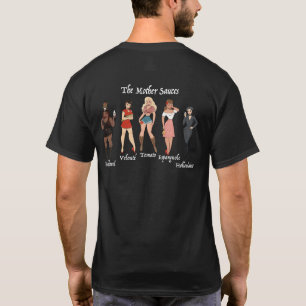 De moeder sauzen gekleurd T-shirt