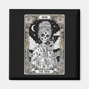 De moeder tarot kaart skelet vintage gotische moed magneet