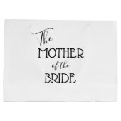 De moeder van de Bride Gift Bag Groot Cadeauzakje (Achterkant)