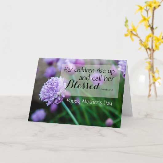 De Moederdag van de Verzen van de Bijbel van Kaart (Gele Bloem)