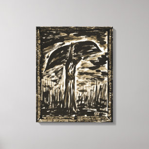 De moeras canvas afdruk