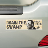 De moeras tekenen bumpersticker (Op auto)