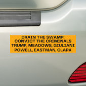 De moeras tekenen bumpersticker (Op auto)