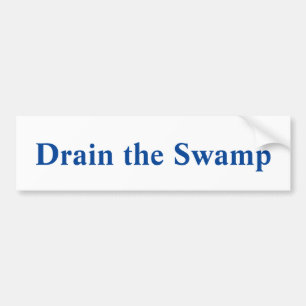De moeras tekenen bumpersticker