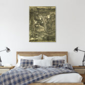 De moerasmaagd canvas afdruk (Insitu (Slaapkamer))