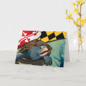 De Moerasschildpad van de burger, de Schildpad van Kaart (Gele Bloem)