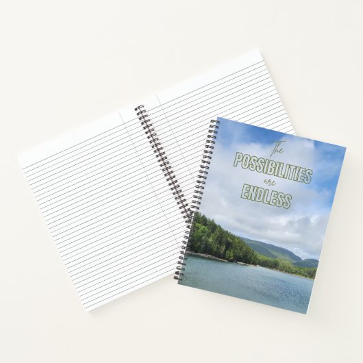 De mogelijkheden zijn eindeloos Notitieboek (Binnen)