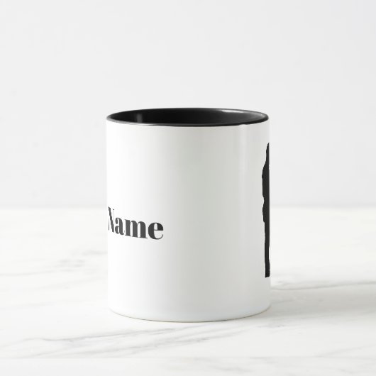 De Mok van Barber Silhouette personaliseert met Na (Midden)