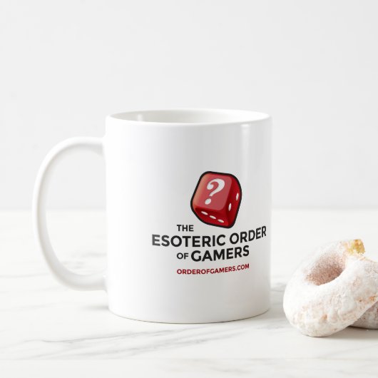 De Mok van de EOG "Mystery Die" koffie (Met donut)