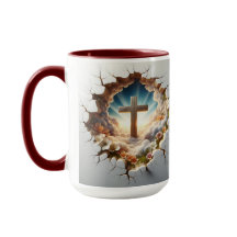 De Mok van de gebarsten muur