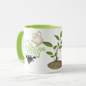 De Mok van de groene theemmer (Voorkant links)