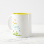 De Mok van de Koffie van de Manuscript van "Nieuwe (Voorkant links)
